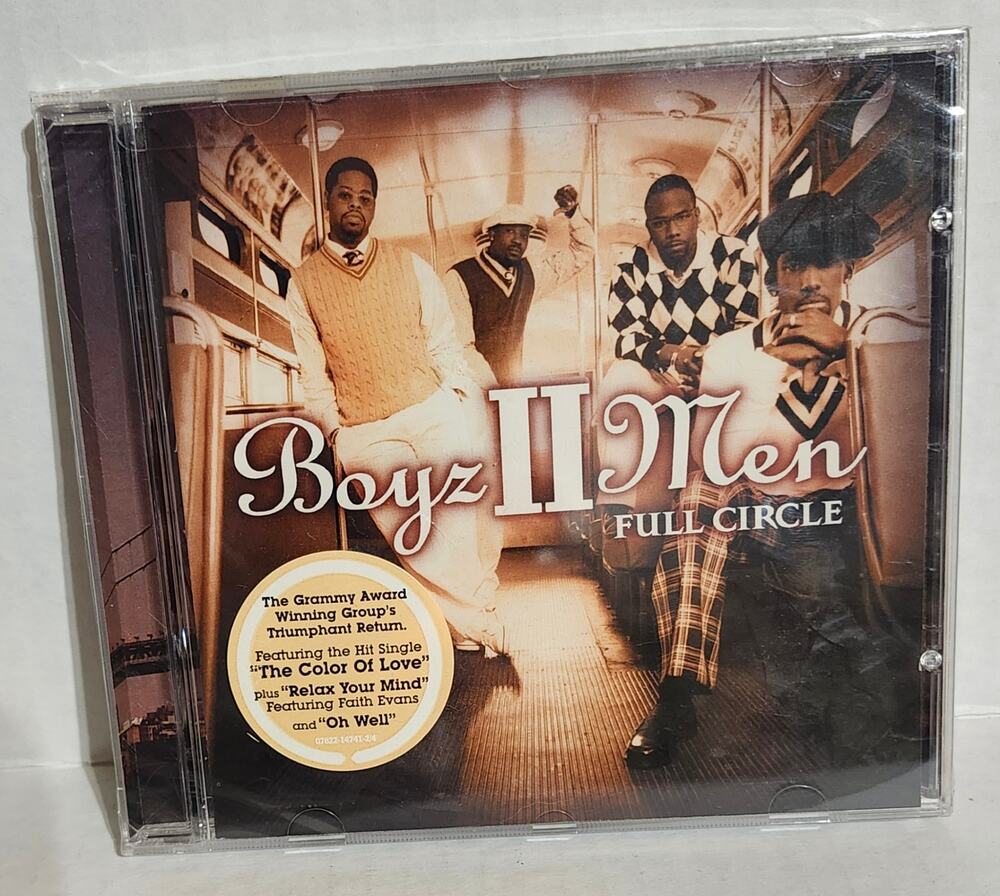 Boyz II Men Full Circle CD 2002 New Sealed Hype Sticker R&B Arista